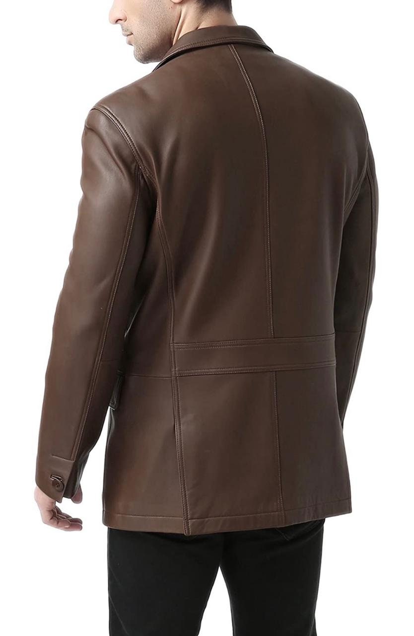 Men Leather Coat Genuine Leather Coat Men Blazer Leather - Etsy