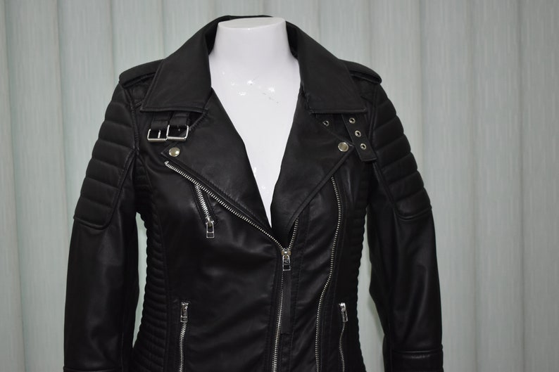 Ladies Leather Jacket Leather Jacket Ladies Genuine - Etsy