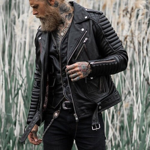 fitted motorcycle jacket
