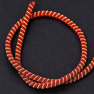 Goldwork french bullion wire for luneville embroidery, craft supplies
