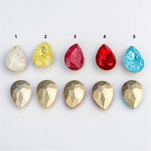 Beautiful crystal stones 18x13 mm drop glass rhinestones, wedding decoration, diy rhinestones, jewelry making