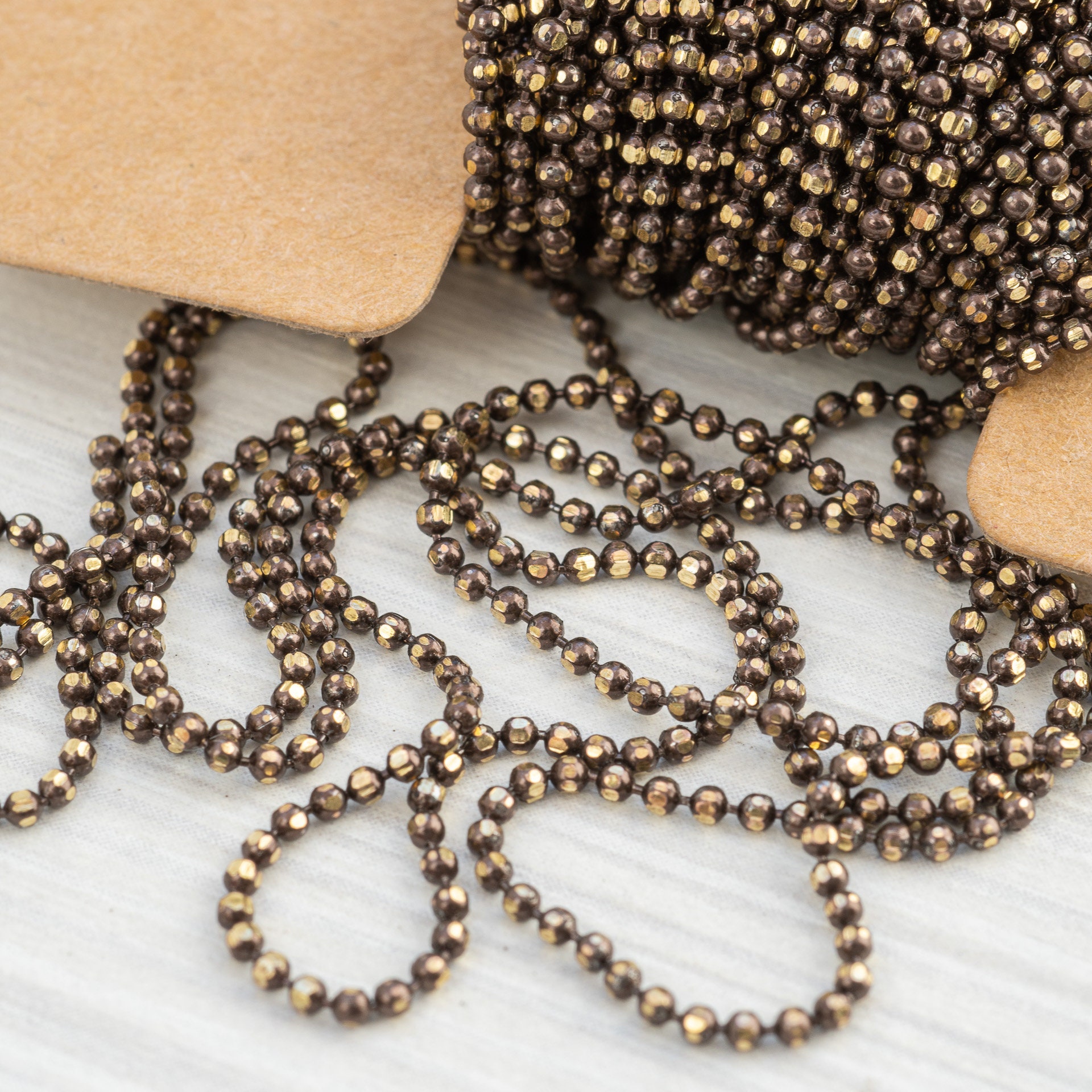Ball Chain Necklace Beaded 1.5mm Chain for Jewelry Making Etsy