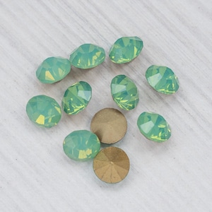 Rivoli 8 mm round crystal fancy stone, DIY supply