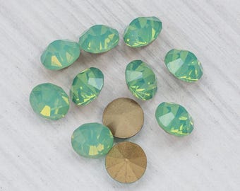 Rivoli 8 mm round crystal fancy stone, DIY supply