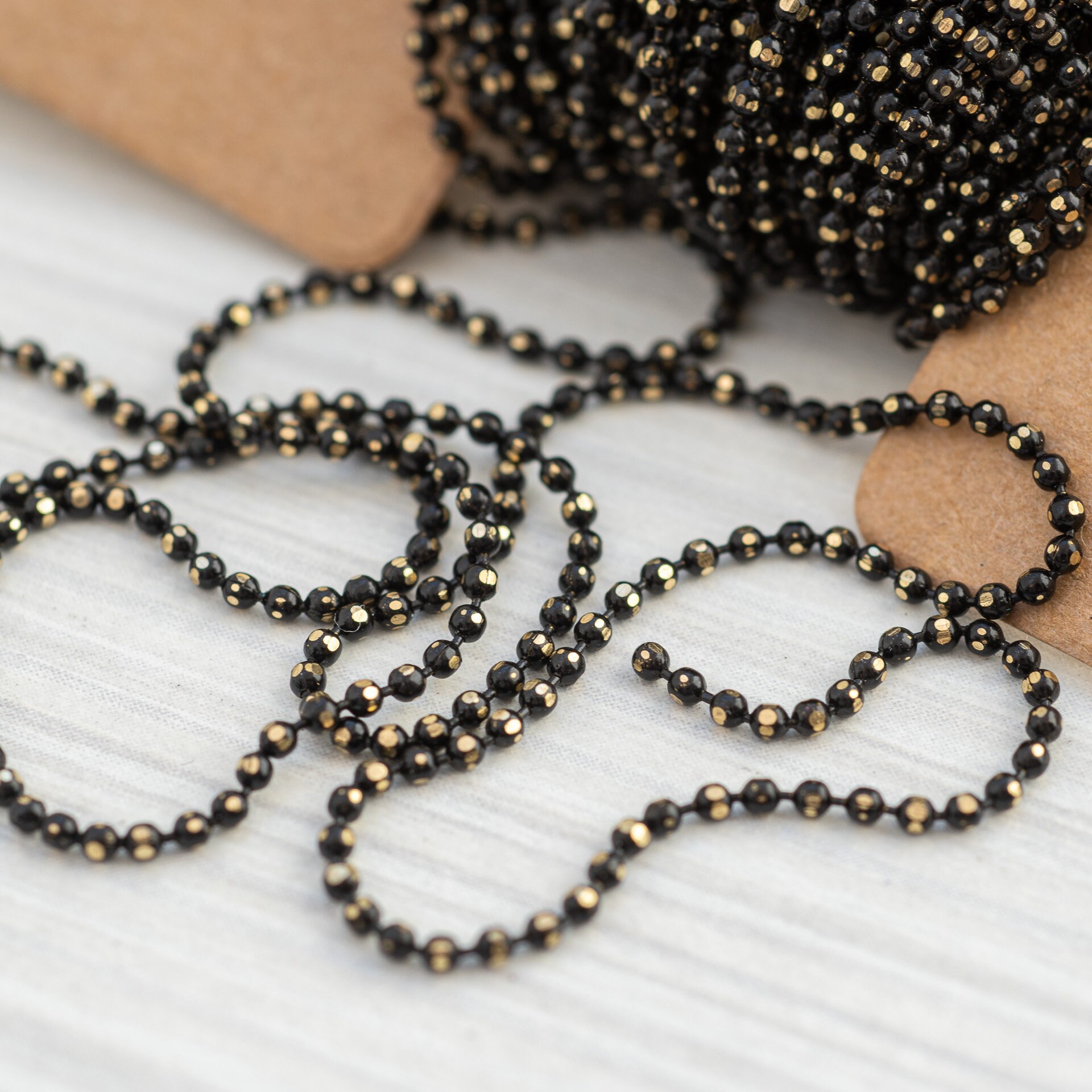 Ball Chain Necklace Beaded 1.5mm Chain for Jewelry Making Etsy