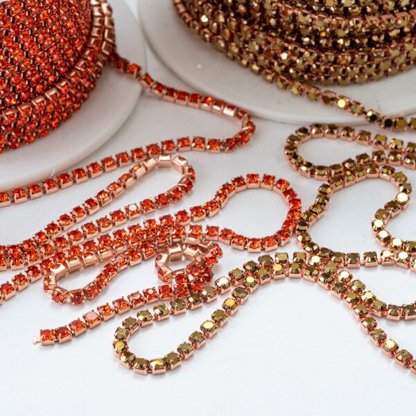 Swarovski Cup Chain Etsy