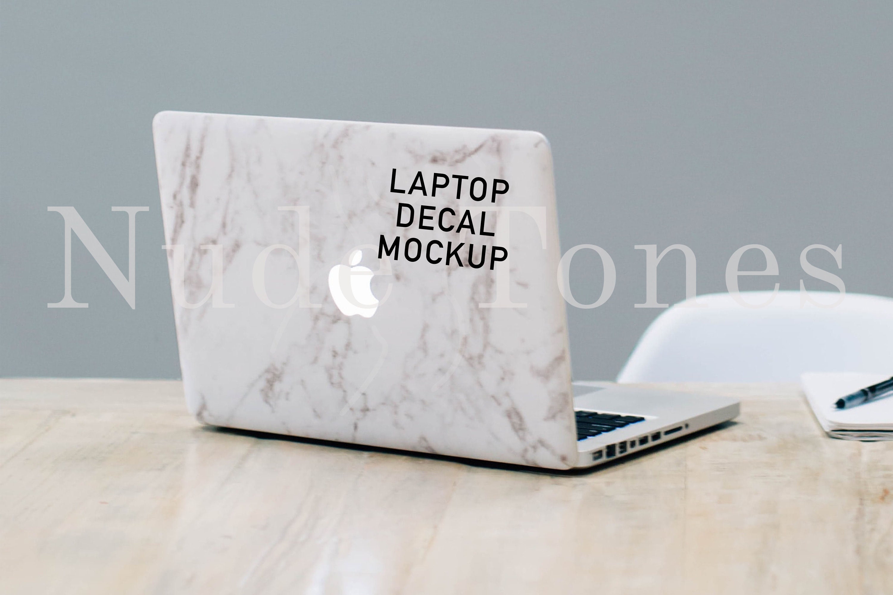 Download Laptop Decal Mockup Laptop Stickers Mockup Device Decal | Etsy
