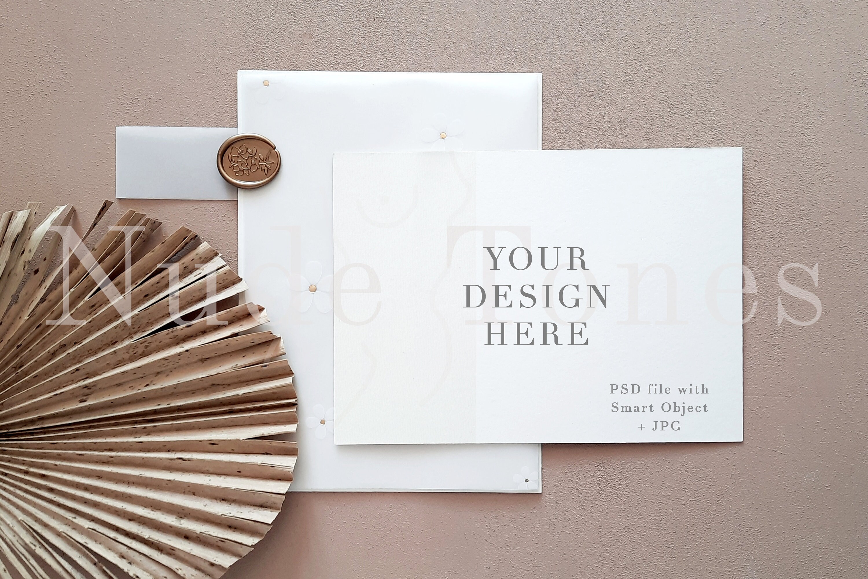 Card Mockup 5x7 Elegant Card Mockup PSD Mockup Wedding Etsy