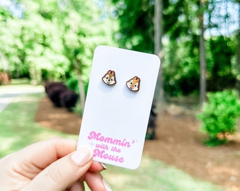 Chip and Dale Stud Earrings