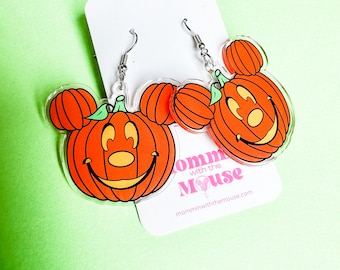 Mickey Pumpkin Earrings