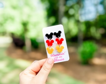 Mickey Mouse Dangle Earrings | Incredibles earrings