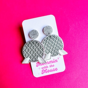 Spaceship Earth Earrings | EPCOT Earrings