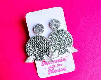 Spaceship Earth Earrings | EPCOT Earrings