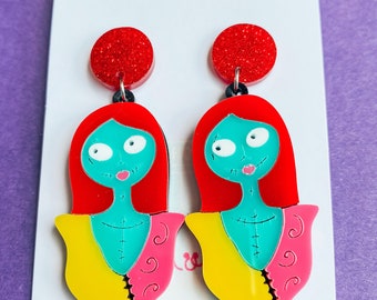 Sally Earrings|Nightmare Before Christmas Earrings