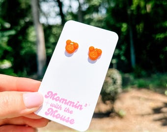 Mickey Pumpkin Studs