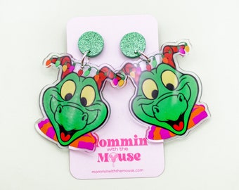 Holiday Figment Earrings | Epcot Christmas Earrings