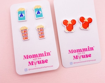 Disney Popcorn Studs