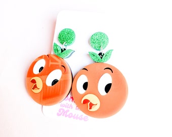 Orange Bird Earrings | Sunshine Tree Terrace | Flower and Garden Festival