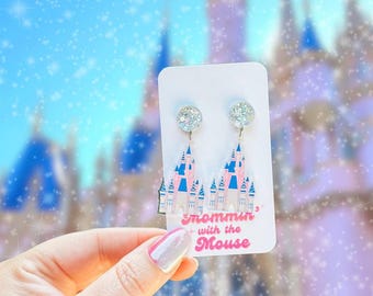Cinderella Castle Earrings| Walt Disney World Castle Earrings