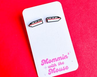 Monorail Studs | Disney Monorail Earrings