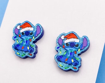 Holiday Stitch Studs