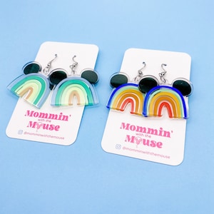 Mickey Rainbow Earrings | Disney Pride Earrings