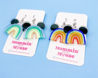 Mickey Rainbow Earrings | Disney Pride Earrings