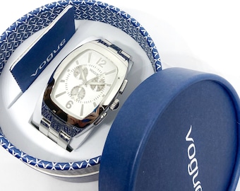 Vogue Unisex Stainless Steel Waterproof Watch - Etsy