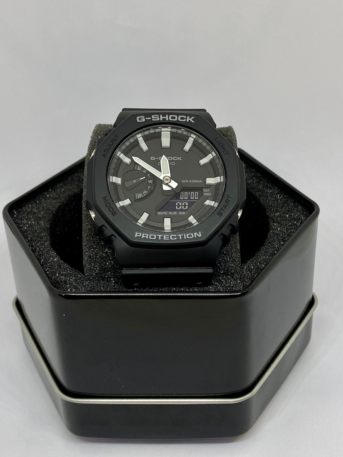 G-Shock Black Watch GA2100-1AER | Etsy