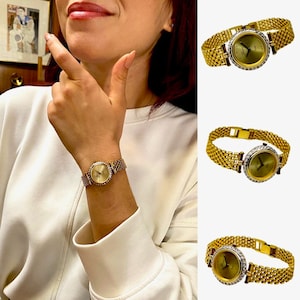 14k Gold GENEVE Women Watch