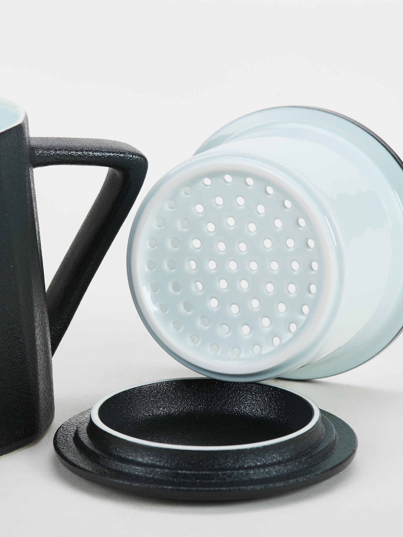 Ceramic Tea Mug with Strainer Etsy