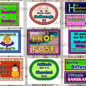 30 Funny Bollywood Party Props, Bollywood Photo Booth Props, Indian ...