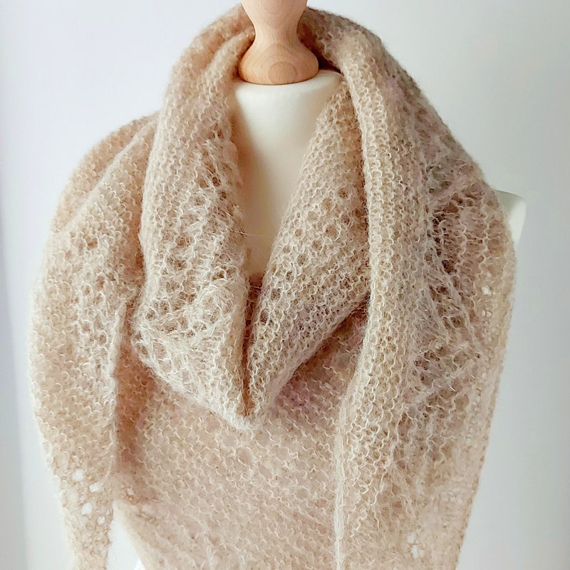 how to wear asymmetrical shawl