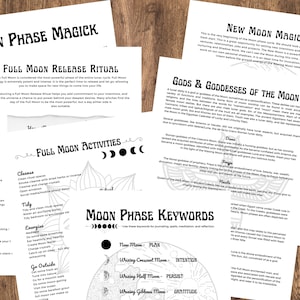 Printable Grimoire Pages | Build Your Own Grimoire | Book of Shadows ...