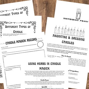 Printable Grimoire Pages | Build Your Own Grimoire | Book of Shadows ...