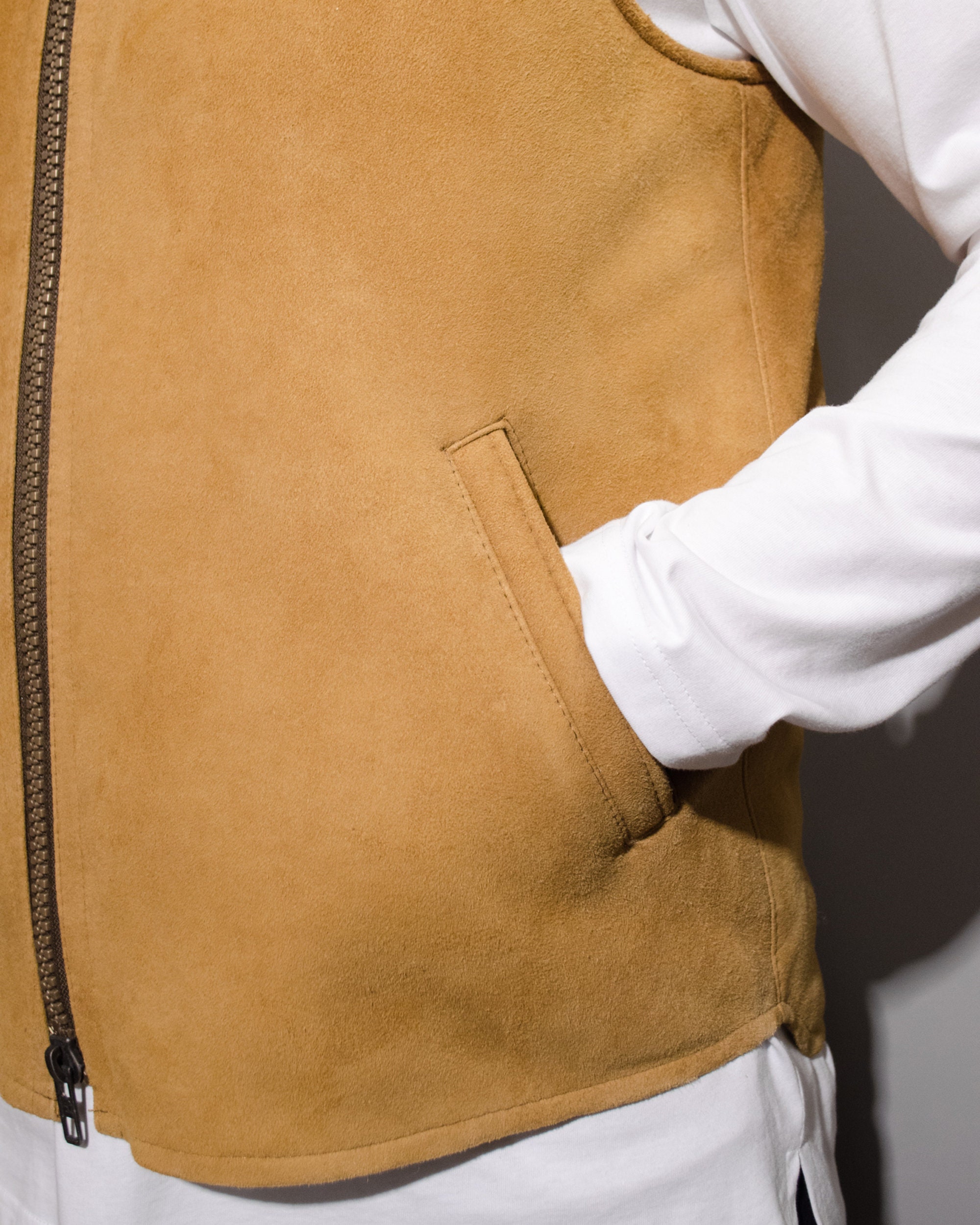 Men's Winter Vest / Men's Leather Vest / Leather Vest / Winter Vest