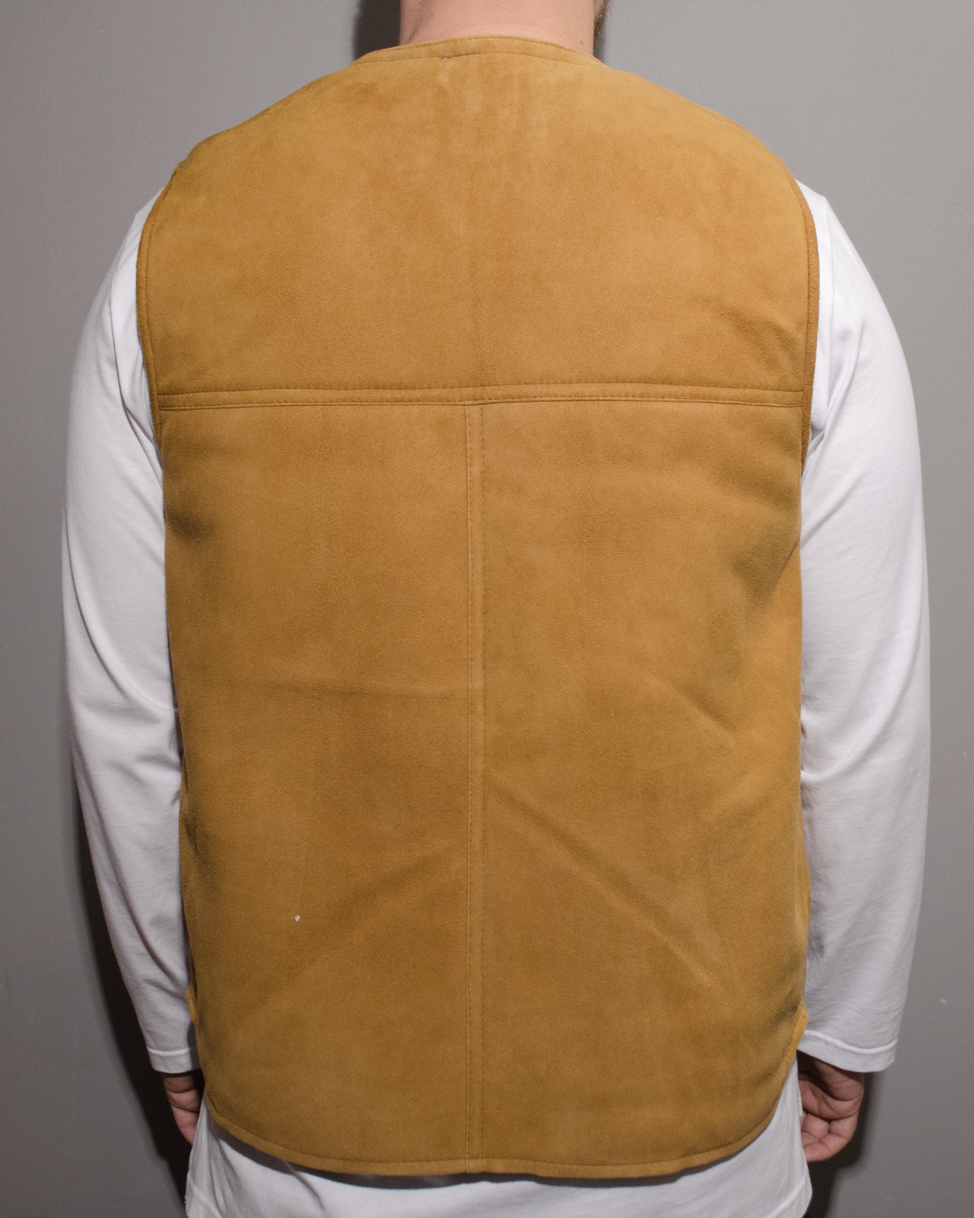 Men's Winter Vest / Men's Leather Vest / Leather Vest / Winter Vest
