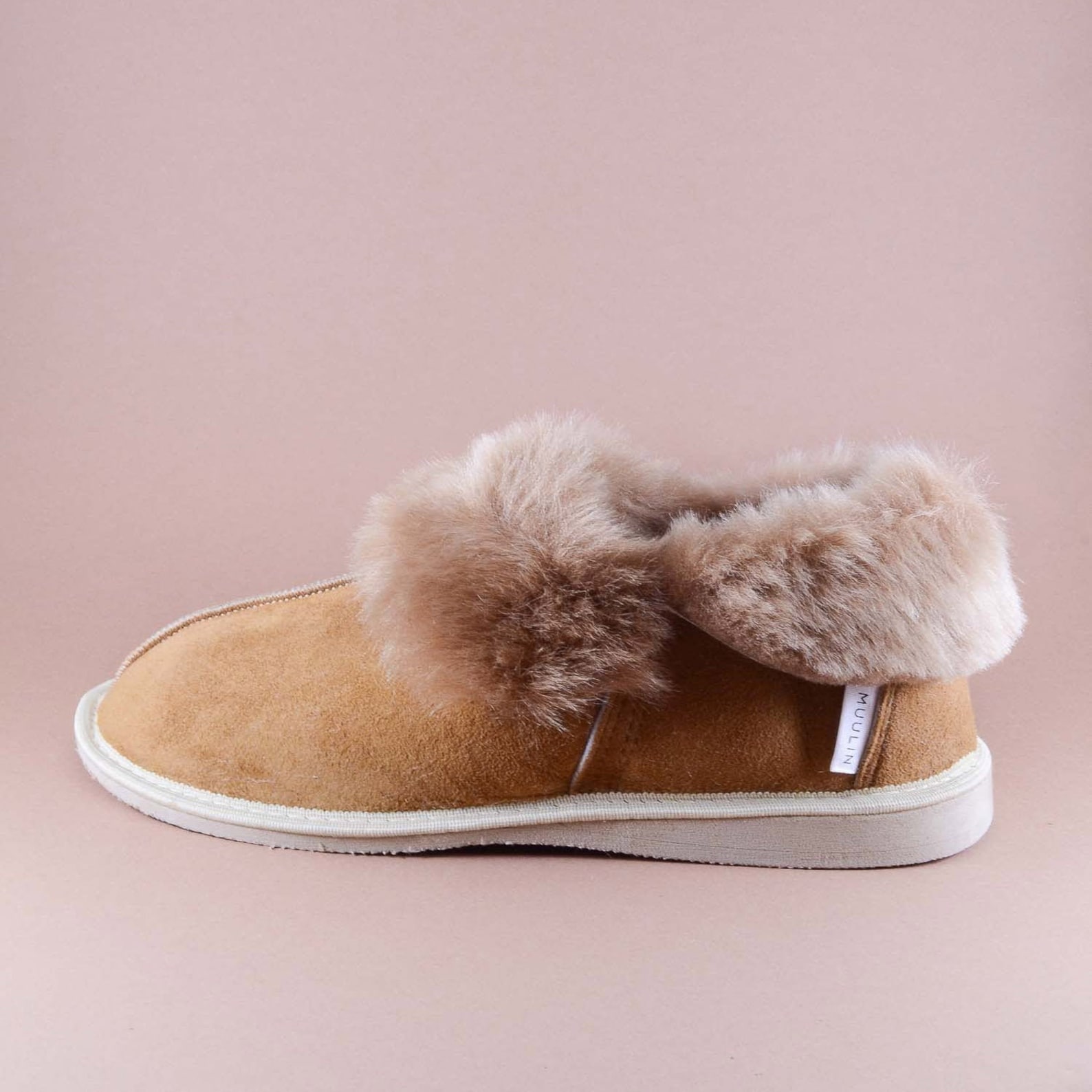 Pantoufles En Peau D'agneau Pour Homme Et Femme : Pantoufles Orthopédiques En Feutre Chaud Et Doux - Chaussons Confortables Pour L'intérieur Et L'extérieur, Marine, 42 EU