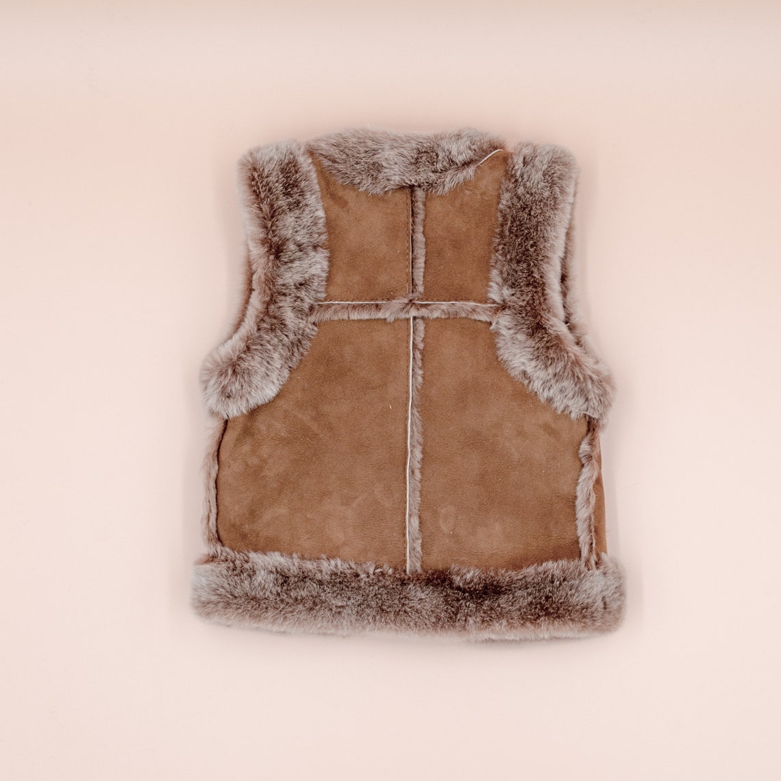 Kids Winter Vest / Kids Leather Vest / Babies Leather Vest / Etsy