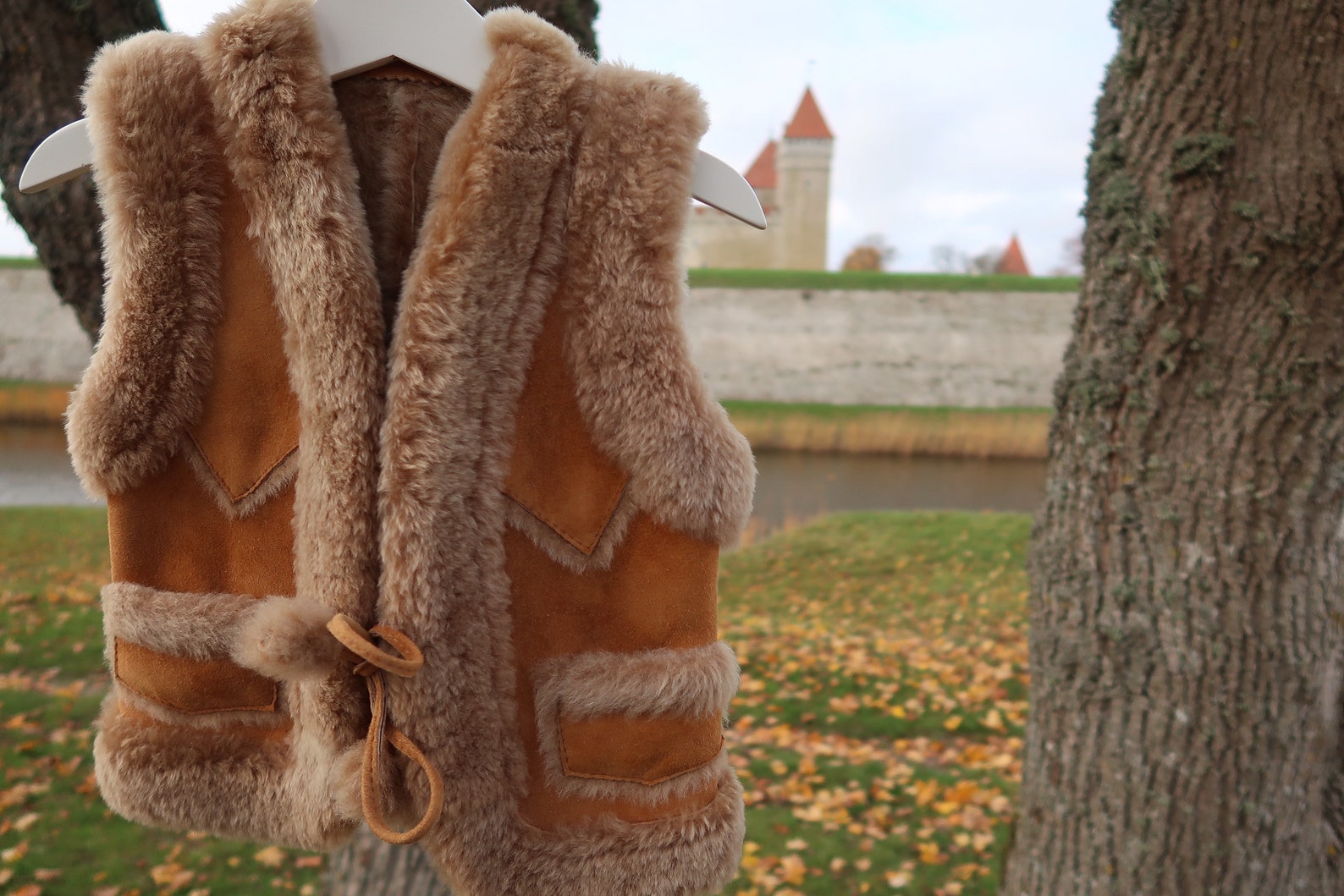 Kids Winter Vest / Kids Leather Vest / Babies Leather Vest / Etsy