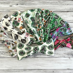 the Starbucks Coffee print double twist headbands image 1