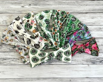 the Starbucks Coffee print double twist headbands