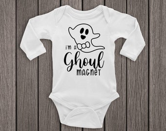 I'm a ghoul magnet baby toddler bodysuit