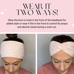 the Starbucks Coffee print double twist headbands zdjęcie 7