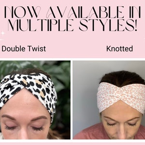 the Starbucks Coffee print double twist headbands zdjęcie 8