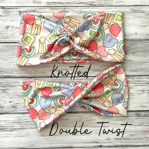 the Starbucks Coffee print double twist headbands zdjęcie 9