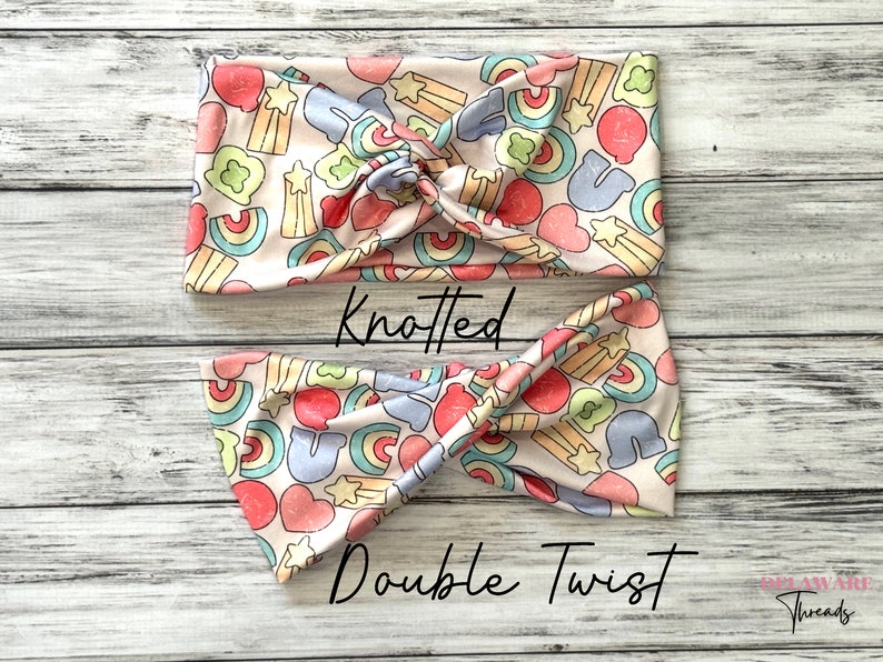 the Starbucks Coffee print double twist headbands zdjęcie 9