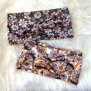 the Spooky Floral headbands