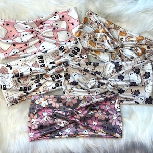 the Boho Ghosts headbands