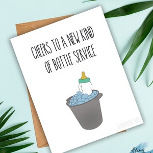 Funny New Baby Card, Baby Shower Card